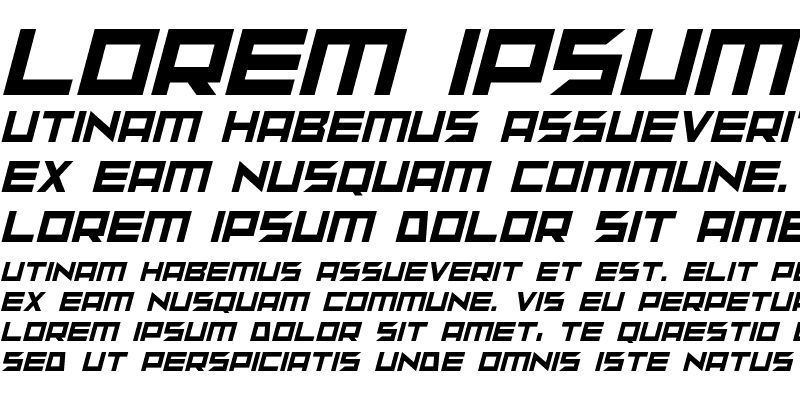 Sample of sunspire Italic