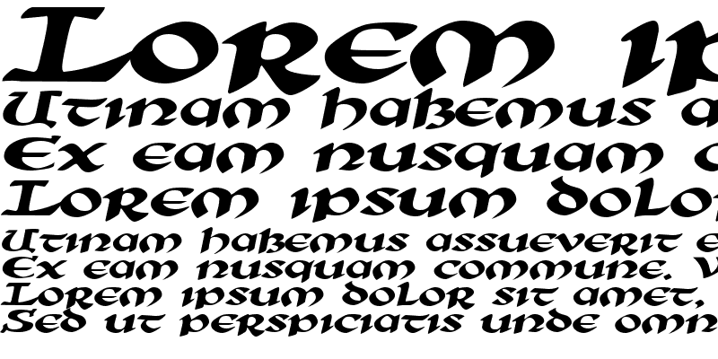 Sample of SunSplashExtended Italic