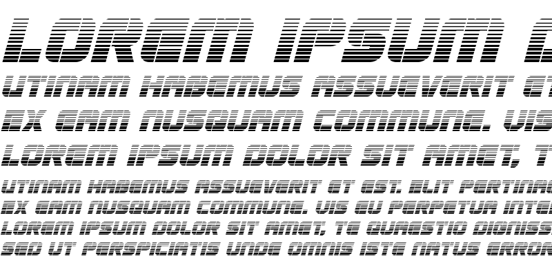 Sample of Super Submarine Gradient Italic Italic