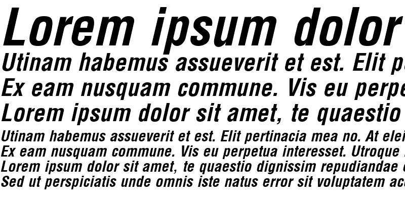 Sample of SuperDome-CondBold-Italic Regular