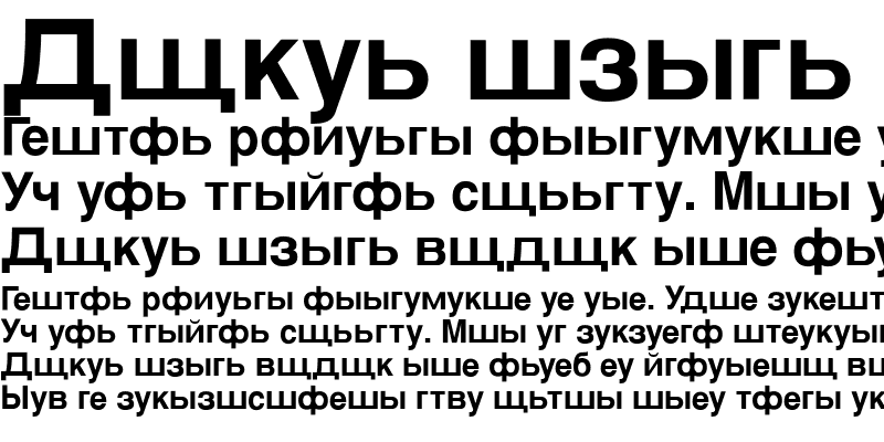 Sample of SvobodaFLF-Bold Regular