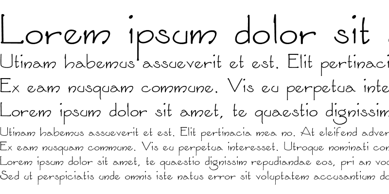 Sample of Sycamore Sans