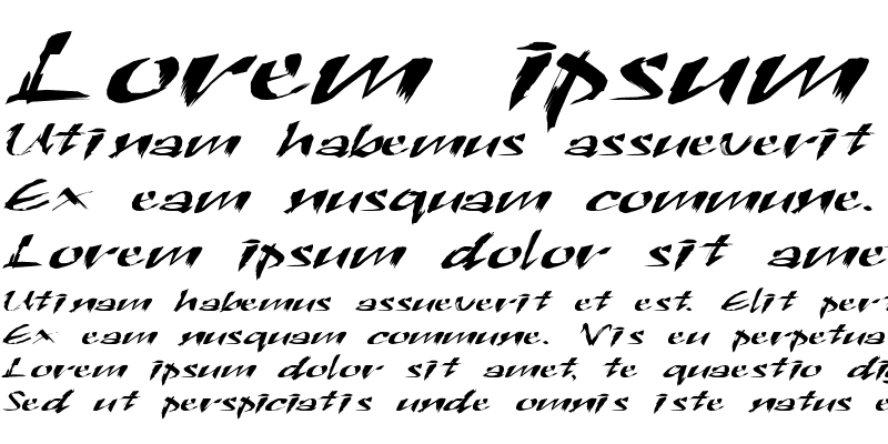 Sample of Syras Script Brush