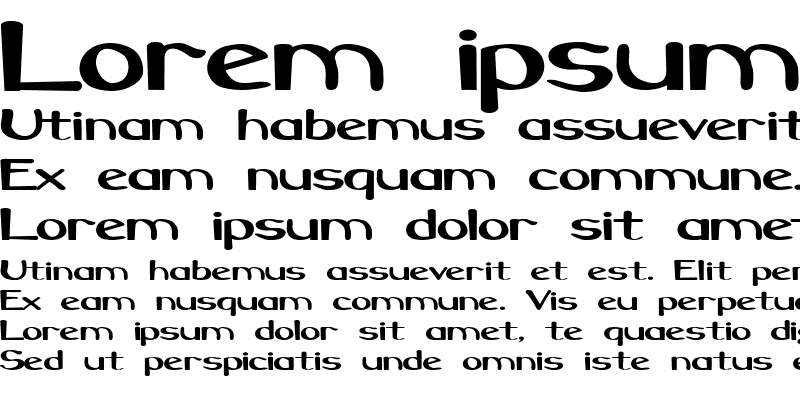 Sample of Syras Script Calligraf Quadrata Regular