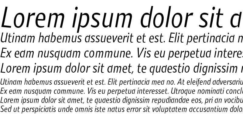 Sample of TabardEF Regular Italic