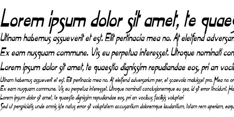 Sample of Tablet-Condensed Bold Italic