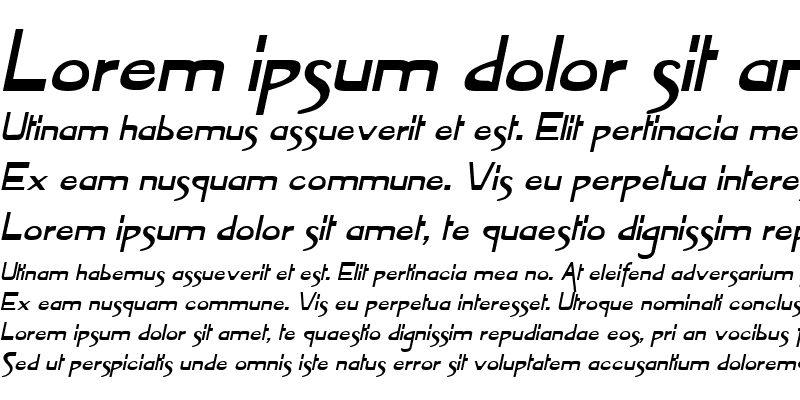 Sample of Tablet-Extended Bold Italic
