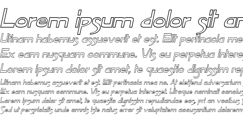 Sample of Tablet-Hollow-Extended Italic