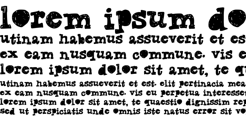 Sample of TanyasMarkerFont1