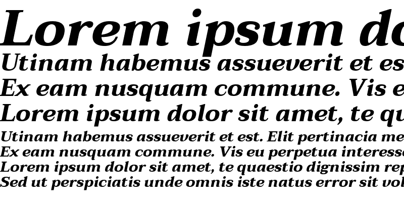 Sample of Taviraj Bold Italic