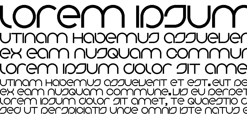 Sample of TechNet Font Regular