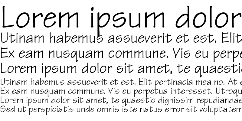Sample of TechnicsDB Italic