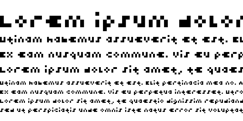 Sample of Teeny-Pix Regular