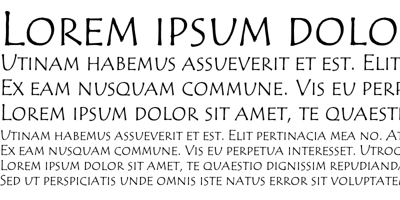 Sample of Tempus Sans SC ITC