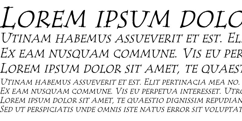Sample of Tempus SC ITC Italic