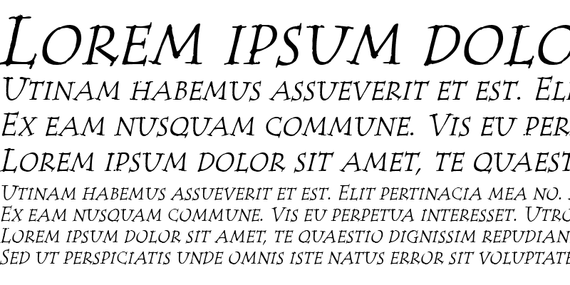 Sample of Tempus SC ITC TT Italic