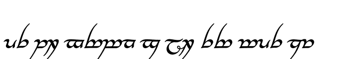 Preview of Tengwar Annatar Alt Bold Italic