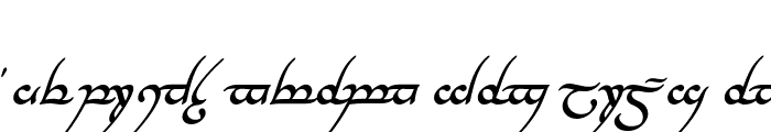 Preview of Tengwar Annatar Bold Italic
