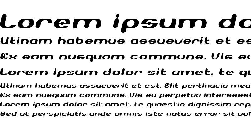Sample of Terminus Medium Italic