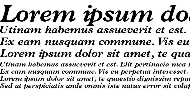 Sample of TerminusBlackSSK Italic