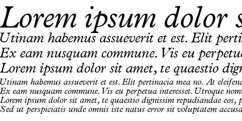 Sample of TerminusSSK Italic