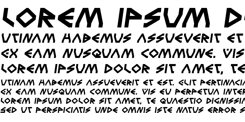 Sample of Terra Firma Semi-Italic