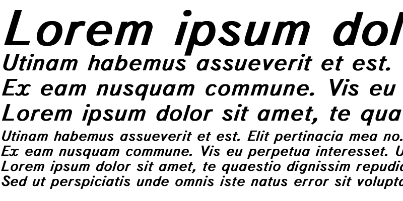 Sample of TextBook Bold Italic