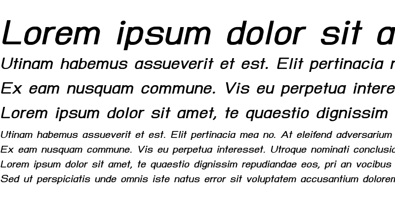 Sample of TH Baijam Bold Italic