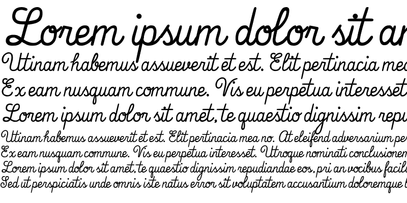 Sample of That's Font Folks! Italic