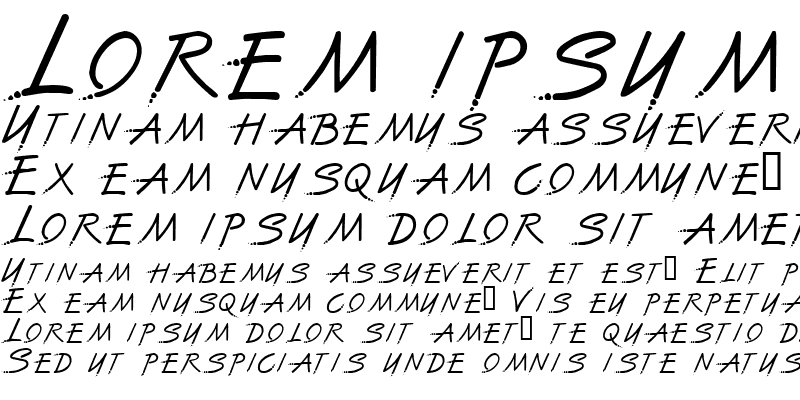 Sample of The Font With No Name Regular