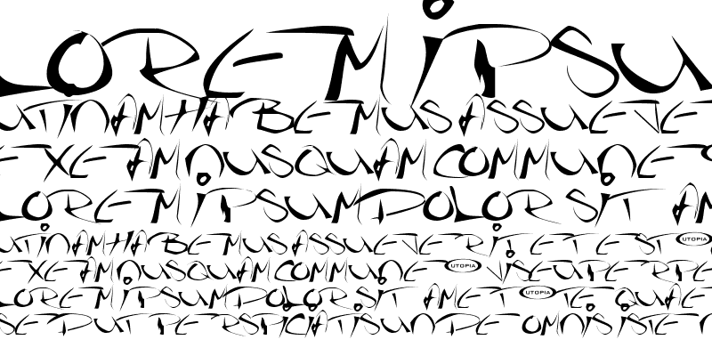 Sample of The Guru Font