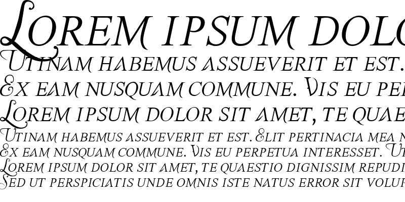 Sample of The Last Font I'm Wasting On You Italic