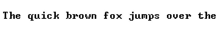 Preview of The One True Font (System 8x12) Regular