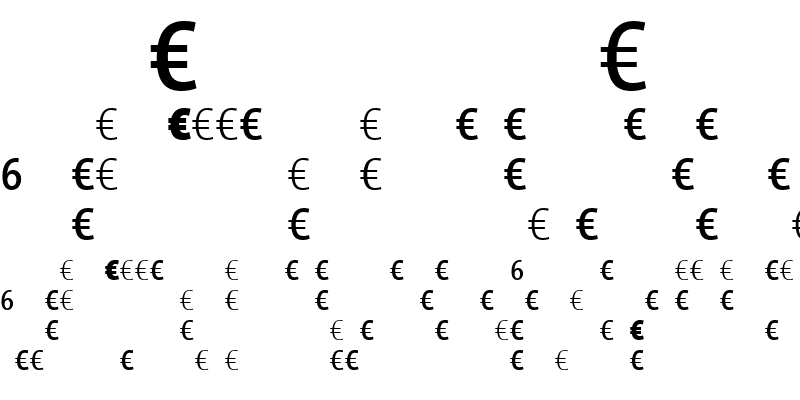 Sample of The Sans Mono Con Euro- Regular