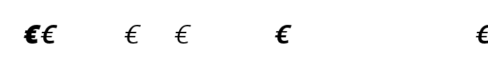 Preview of The Sans Mono Euro- Italic