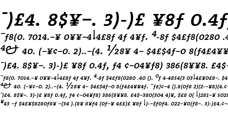 Sample of The Serif- Regular