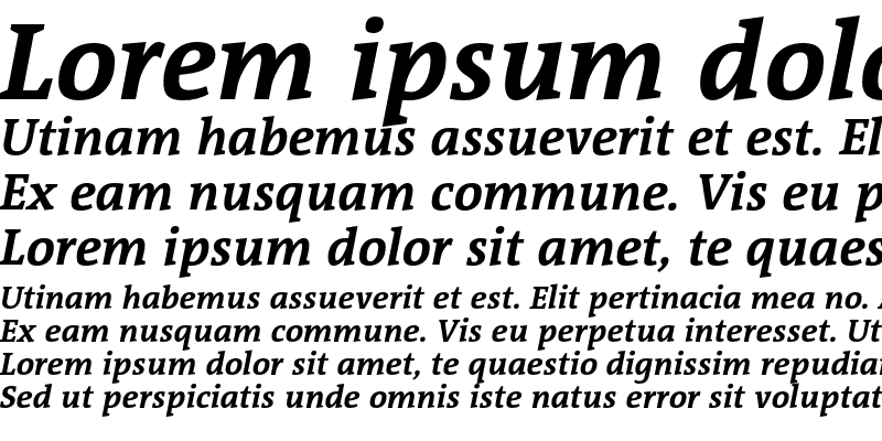 Sample of TheAntiquaSun Bold Italic