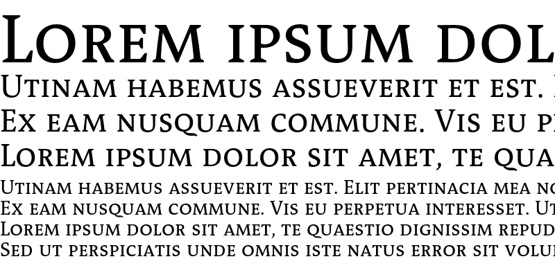 Sample of TheAntiquaSun Caps Regular