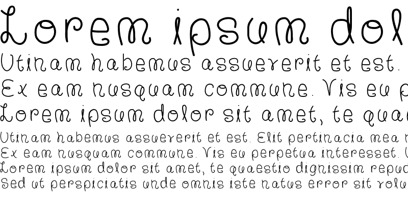 Sample of TheFrancescaFont