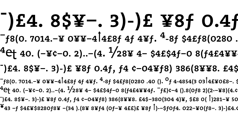 Sample of TheSerif