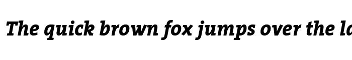 Preview of TheSerifExtraBold Italic