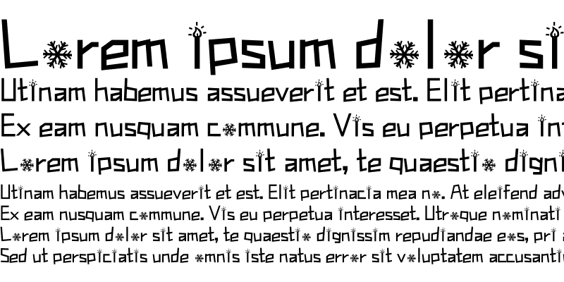 Sample of THESnowNight