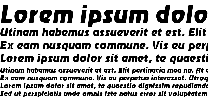 Sample of ThimbaSSK Italic