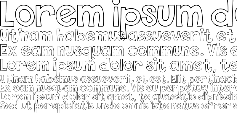 Sample of THIS FONT IS EMPTY1