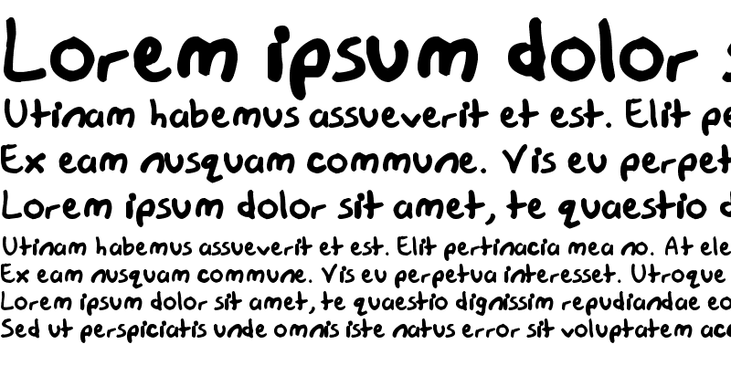 Sample of this font is not a typeface