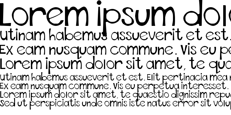 Sample of THIS FONT IS STRESSED - EURO