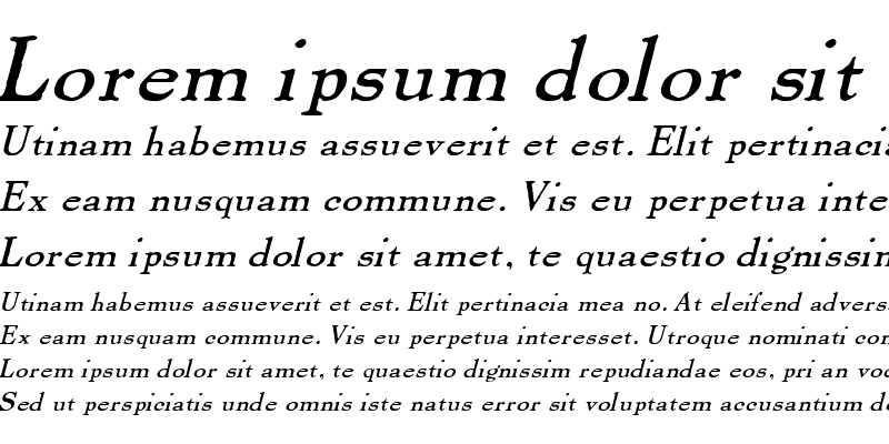 Sample of ThomasPaine Italic