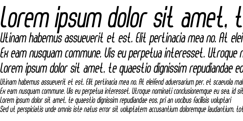 Sample of Thorup Sans Bold Italic