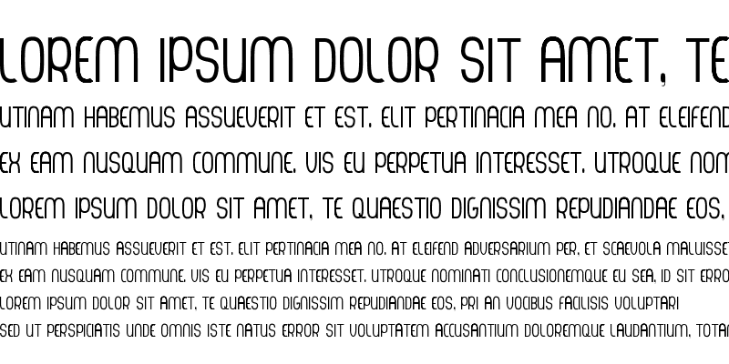 Sample of Thorup Sans Small Caps
