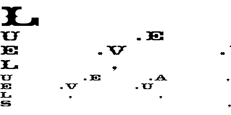 Sample of ThunderbirdEF-Regular Regular